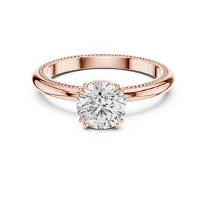 1 Carat Round Brilliant Cut Moissanite Diamond Engagement <b>Ring</b> 925 Sterling <b>Silver</b> Minimalist <b>Solitaire</b> Promise <b>Ring</b> Gift Her - Product Image 6