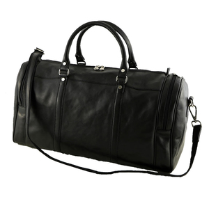 Luxury Genuine <b>Leather</b> <b>Duffle</b> <b>Bag</b> Business Travel Carryall Zipper Closure Spacious Design Strong Zipper <b>Leather</b> <b>Duffle</b> <b>Bags</b> - Product Image 3