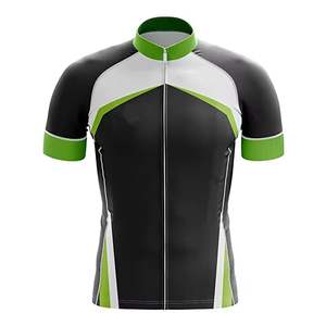 Maillot de cyclisme personnalisé par sublimation, respirant, à manches courtes, vêtements de vélo - Product Image 6