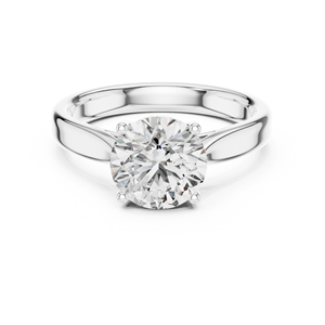 CLASSIC 2.1CT LAB GROWN CUT DIAMOND LUXURY <b>RING</b> 18KT YELLOW GOLD <b>RHODIUM</b> PLATED IGI CERTIFIED E COLOR DAILY WEAR ENGAGEMENT - Product Image 5