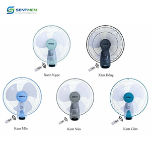 Ventilateur mural électrique Senko TR1628 47W à 3 pales avec télécommande, ventilateur de refroidissement à vitesse réglable, ventilateur mural domestique - Product Image 1