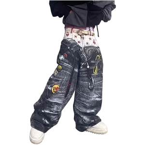 กางเกงยีนส์ทรงตรงคลาสสิกสำหรับผู้ชาย ผ้าฝ้าย 100% ทรงปกติ ขายส่ง - Product Image 1
