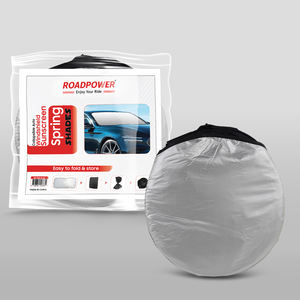 Pare-soleil carré Roadpower, protection réfléchissante de la chaleur pour pare-brise de voiture, réduit la chaleur et améliore le confort à l'intérieur de la voiture - Product Image 5