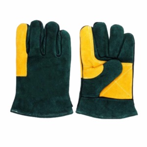 New Arrival Safety Leather Welding <b>Gloves</b> for Adults Heat Resistance TIG Full Thumb Cotton Liner Molten Metal Splash Protection - Product Image 5