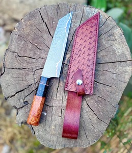 Cuchillo Black Smith 1987 de Acero de Damasco y Cobre, Mango de 13 Pulgadas, Resina con Separador de Latón - Product Image 2