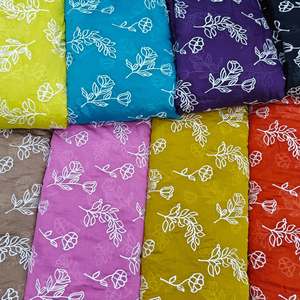 Tissu brodé multi-embroideries de qualité supérieure pour femmes, tissu de créateur, tissu de soirée, textile brodé de luxe, doux - Product Image 1