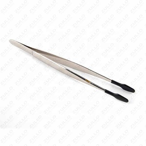 Pince à épiler plate en acier inoxydable de qualité supérieure pour la collection de timbres, outil de précision pour loisirs créatifs, couleur personnalisée, fabricant OEM - Product Image 3