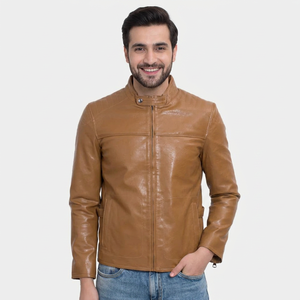 Spring Autumn Loose Casual Black Soft Faux <b>Leather</b> <b>Jackets</b> for <b>Men</b> Korean Fashion 2026 High Quality <b>Men</b> Coats <b>jacket</b> for <b>men</b> - Product Image 5