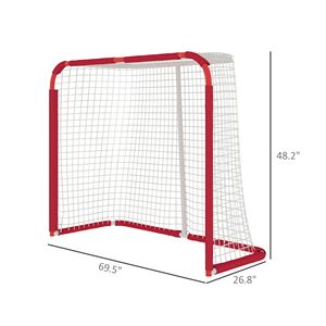 Porta da Calcio per Giardino Resistente alle Intemperie con Telaio in Acciaio e Rete in PE, Facile da Montare, Attrezzatura per Allenamento - Product Image 3
