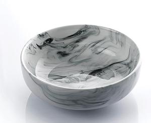 Bol en résine écologique poli à la main pour servir des salades de fruits lors de mariages et pour la décoration intérieure de style américain - Product Image 3