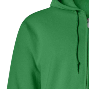 Sudadera con capucha pesada AKA con cremallera completa, bordado de 3 letras, forro polar premium, sudadera con cremallera, ropa personalizada para hermandades griegas, verde Kelly - Product Image 2