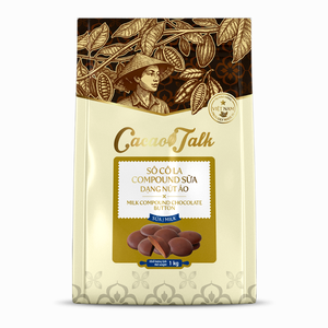 Factory Bulk Selling Compound <b>Chocolate</b> for Bakery Biscuits Cookies Milk <b>Chocolate</b> Button Cocoa 1KG HALAL OEM/ODM Hot Price - Product Image 1