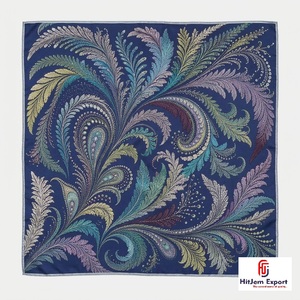 Custom Printed Womens Square <b>Scarf</b> Lightweight Soft Fabric Fashion Accessories OEM ODM Manufacturer Madeira Custom Fabric - Product Image 4