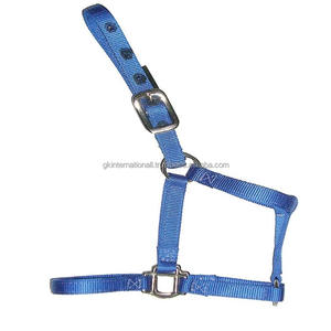 Double Ply Nylon Horse Halter dans de nombreuses couleurs et tailles avec nickel en acier inoxydable ou matériel en laiton au meilleur prix - Product Image 3