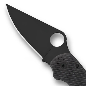 Couteaux pliants en acier inoxydable noir avec poignée texturée, trou pour le pouce, clip de poche et format compact pour un usage quotidien - Product Image 5