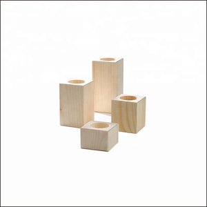 Home Decoration Modern <b>Tea</b> <b>Light</b> <b>Holder</b> Wooden Candle <b>Holder</b> - Product Image 2