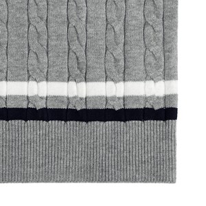 Pull en coton premium pour homme, tricot doux, manches longues, pour un style décontracté hivernal, confort quotidien et superposition - Product Image 4
