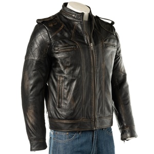 Premium Real Sheep Hide <b>Leather</b> <b>Jacket</b> For Men Fashionable And <b>Long</b> Lasting Comfort Durable Classy Outerwear Soft Premium Style - Product Image 1