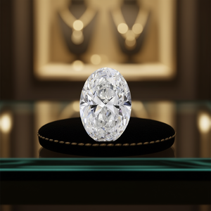 Diamant non monté certifié IGI 9.01 ovale VS1, diamant cultivé neuf - Product Image 3