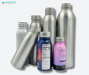 Wholesale Modern 99.7% Pure Aluminum Water Bottles Lightweight Reusable Recyclable Custom Logo Printing for Beverages Bottles - Product Image 6