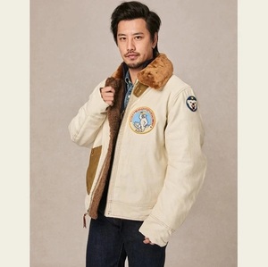 American Style Retro Casual <b>Workout</b> <b>Jacket</b> for Men 100% Cotton Thick Woven Embroidered Slim Fit Autumn OEM Service - Product Image 2