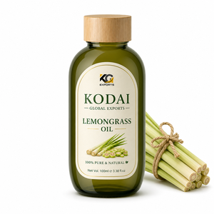 Huile Essentielle de Citronnelle du Tamil Nadu 100% Pure et Naturelle de Qualité Supérieure, Distillée à la Vapeur, pour Aromathérapie et Soin du Visage, par Kodai Global Export - Product Image 1