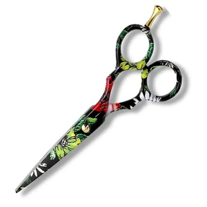 Tijeras de Peluquería Profesionales de Acero Inoxidable 4Cr13, Punta Afilada, para Diestros, Mango Largo de Plástico, 28 Dientes, Tipo S - Product Image 3
