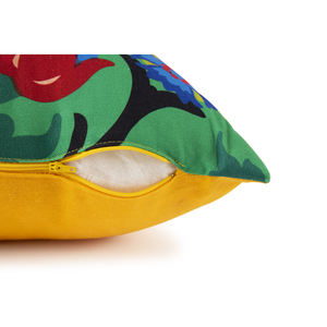 Cuscino Decorativo Excelsa 50x40 Cm Multicolore in Cotone Stile New Delhi Floreale Rettangolare Lavabile - Product Image 3