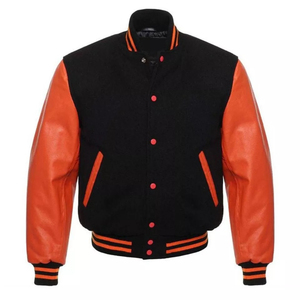 Customized Wholesale Mens Stand Collar Breathable Windproof Varsity <b>Jackets</b> <b>Jacket</b> for Men Winter <b>Warm</b> Outdoor Bomber Coat - Product Image 3