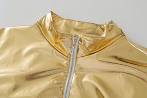 Chaqueta Cortavientos de Lona de Alta Calidad con Logotipo Personalizado, Cuello Alto, para Otoño e Invierno, Unisex, a Prueba de Viento - Product Image 3