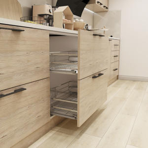 Gabinete de Cocina de Madera Blanca Estilo Europeo Personalizado JY Project, Atractivo Gabinete de Cocina para Villa Moderna y Apartamento de Lujo - Product Image 5