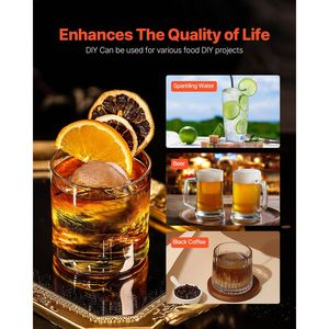 Kit per Ghiaccio in Alluminio Aeronautico con Pressa per Sfere di Ghiaccio, Tappetino Grande, Pinze e Vassoio Raccogligocce, Essenziali per la Preparazione di Cubetti di Ghiaccio Premium - Product Image 6