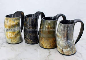 Buffalo Horn <b>Mug</b> Handcrafted Unique Design Natural Polished Durable Eco Friendly Tableware For Home Kitchen Dining - Product Image 3