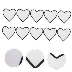 Parches Tejidos Personalizados Más Vendidos 2026, Diseño de Corazón 3D, Accesorio para Sombrero, Lentejuelas, Tela Sublimada, Respaldo de PU con Gancho, Directo de Fábrica - Product Image 3
