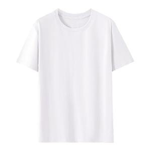 Camiseta Casual de Manga Corta con Cuello Redondo, Color Sólido, para Hombre y Mujer, 120g, Spandex/Poliéster, Secado Rápido, con Logotipo Personalizado - Product Image 2
