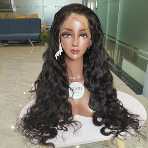 <b>Cheap</b> Glueless Full Lace Raw Virgin Hair <b>Wig</b>,HD Lace Water Wave Frontsl <b>Wig</b>,Cuticle Aligned Virgin Hair <b>Wig</b> Human Hair - Product Image 1
