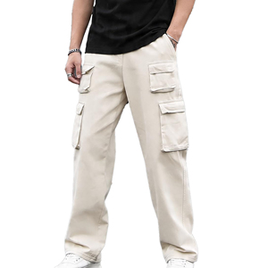 Pantalon cargo pour homme, coupe décontractée, multi-poches, streetwear, fabrication sur mesure, vente en gros, OEM, ODM, fabricant de vêtements, directement de l'usine - Product Image 1