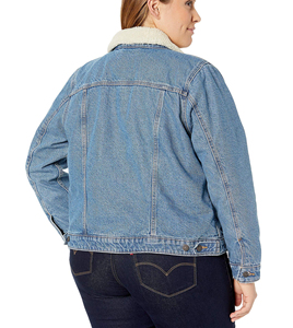 2026 Women's Trendy Casual Distressed Denim <b>Jacket</b> Button Down Relaxed Fit <b>Western</b> Trucker Pocket Loose Washed Jean <b>Jacket</b> - Product Image 5