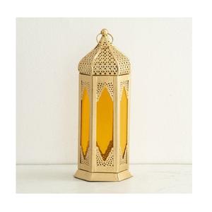 Faroles Decorativos Marroquíes de Metal con Efecto Latón, Ideales para la Decoración de Eid y Ramadán - Product Image 4