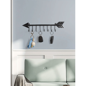 Ganci a Muro Moderni a Forma di Arco e Freccia per Risparmiare Spazio, Appendiabiti e Portacappelli per Ingresso, Corridoio e Camera da Letto - Product Image 5