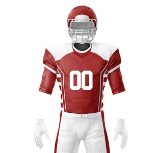 Ensemble de maillots de football américain personnalisés pour jeunes et adultes, uniforme d'équipe sublimé, pantalon, vêtements de sport respirants et résistants pour l'entraînement - Product Image 4