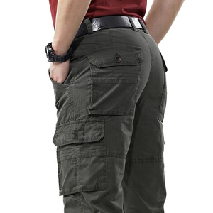 High Quality Mens Cargo Pants Wholesale Men Casual Jogger Pant Hip Hop Plus Size Pants - Product Image 3