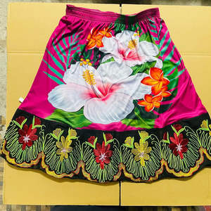 Faldas Hawaianas de Algodón Polinesio para Mujer, Personalizadas, de Alta Calidad, Estilo de las Islas del Pacífico, Faldas de Moda Casuales Tejidas de Cintura Alta - Product Image 2