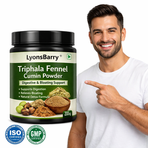 ผงทริปฟาลา ยี่หร่า ฟีนเนล – ช่วยระบบย่อยอาหารและลดอาการท้องอืด – รับผลิตแบบ OEM แบรนด์ส่วนตัว มาตรฐาน GMP - Product Image 1