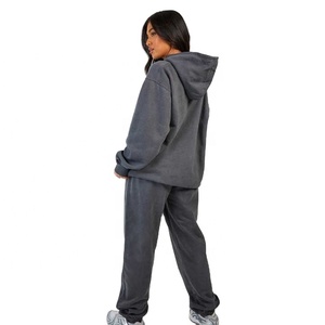 Meilleure vente Ensemble de survêtements décontractés d'hiver pour femmes respirant 100% coton Nouveau design à la mode en vente! - Product Image 2