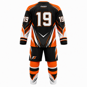 Ensemble d'uniformes de hockey sur glace personnalisés sublimés professionnels, respirants, pour l'entraînement, avec short et chaussettes assortis - Product Image 2