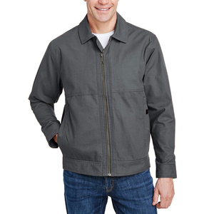 Men Winter Casual <b>Canvas</b> <b>Jacket</b> Front Logo Quick Dry Eco-Friendly Durable Fabric Travel Outdoor Use Daily Activities Customized - Product Image 1