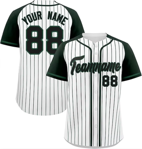 High Quality <b>Mesh</b> Breathable Heat-Transfer Printed 100% Polyester Quick Dry Baseball Sportswear Custom Embroidery Logo - Product Image 1