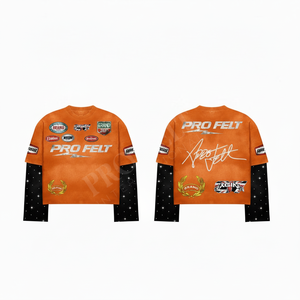 Camiseta Personalizada de Doble Manga, 100% Algodón Transpirable, con Estampado de Diamantes de Imitación, Estilo Casual, Hip Hop, a la Moda para Hombre - Product Image 5