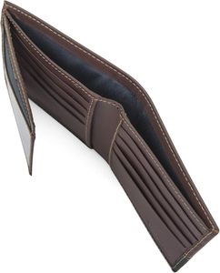 Cartera Corta de Cuero Genuino para Hombre de Alta Calidad, con Cierre y Múltiples Ranuras para Tarjetas, Diseño Práctico para Uso Diario, OEM 2026 - Product Image 4